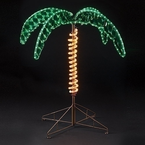Outdoor Lighted Palm Tree - 2.5 feet tall