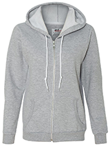 anvil hoody mettalic heather apparelnbags