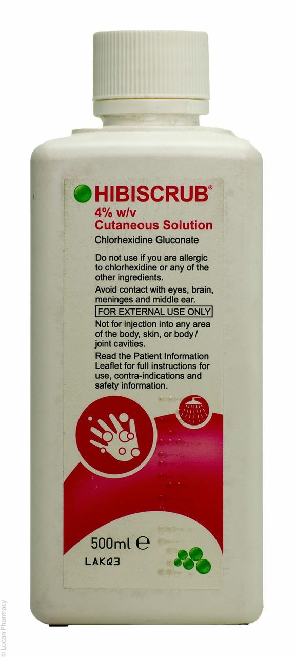 Hibiscrub® Cutaneous Solution 500ml Lucan Pharmacy