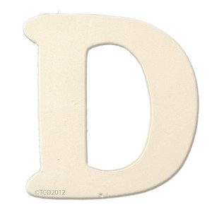 Unfinished Wood | 4-in | 1/8-in Thick | Letter | Letter D | Crafts Outlet