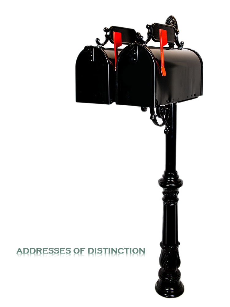 The Charleston Duplex Mailbox System for Woodbridge Plantation Addresses of Distinction