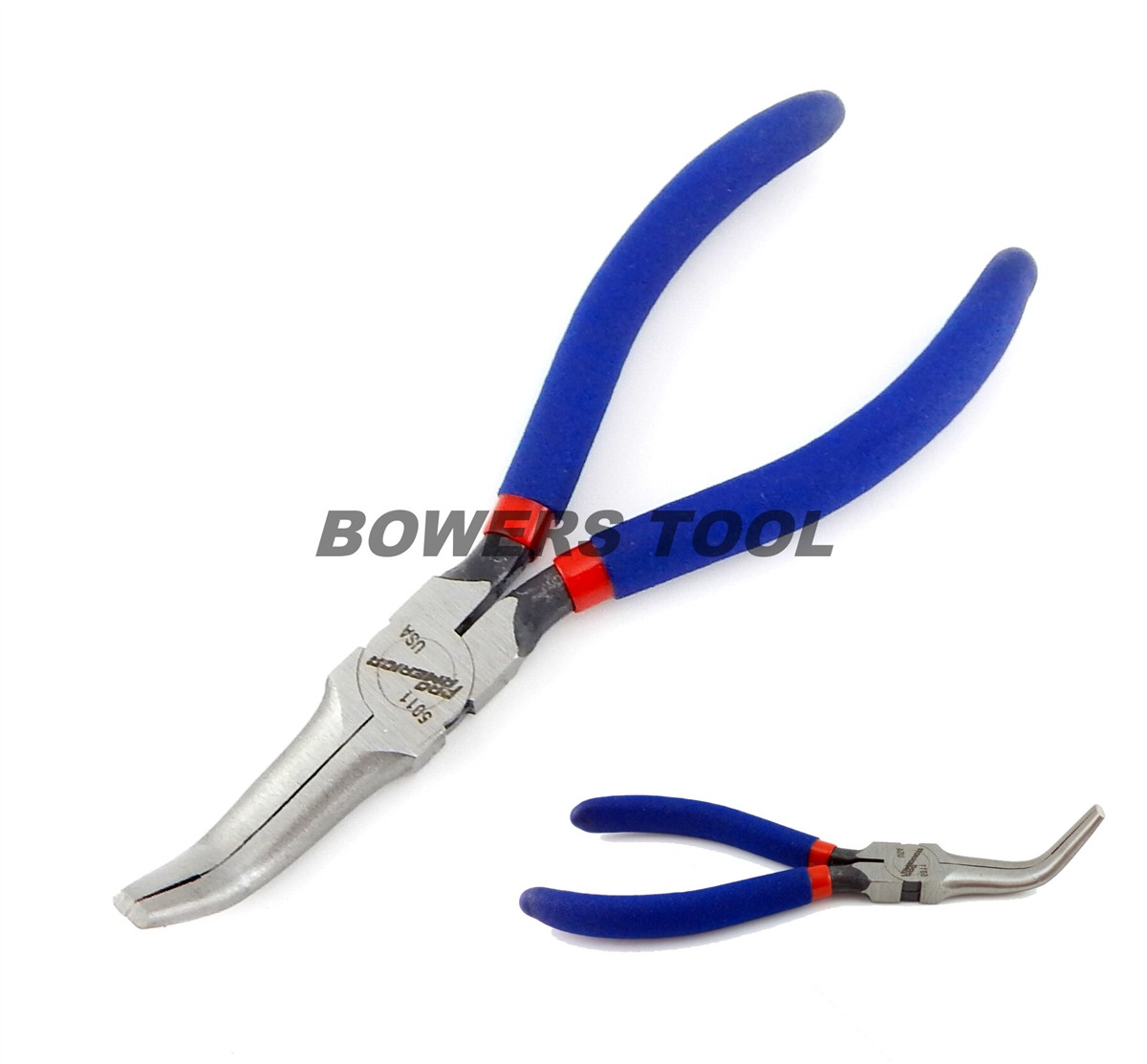 Pro America 6 12 In Curved Pliers 75 Degree Bend Needle Nose Pliers