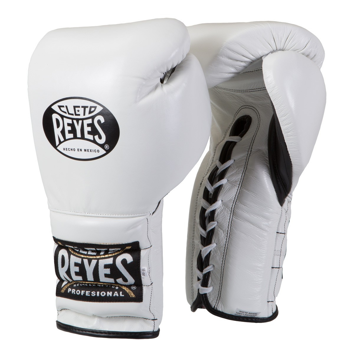 Cleto Reyes Lace Up Training Gloves White Color - FIGHT SHOP®
