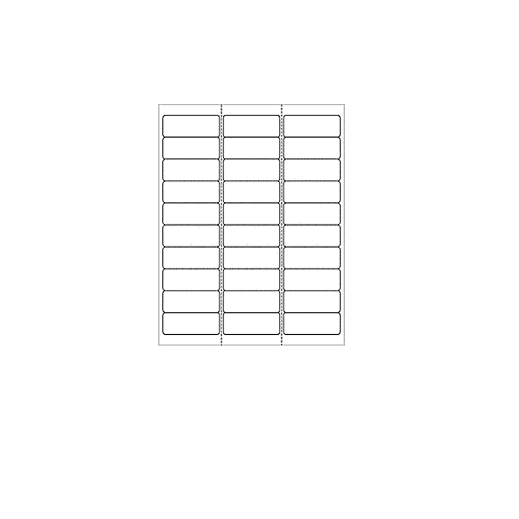 Blank Labels, 80 Per Sheet