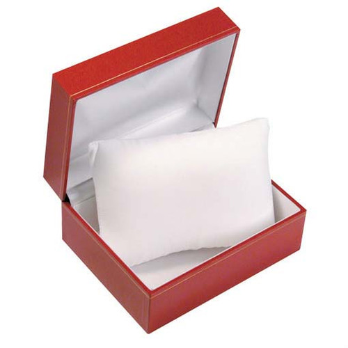 Classic Style watch-pillow Box,5 1/4" x 4 1/8" x 2 1/2", Choose from various Color