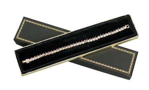 Bracelet box, 8 1/8" x 1 7/8" x 7/8"H