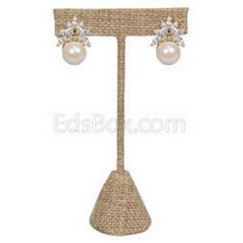 T-Shape Burlap Earring Display,(Choose from various sizes)