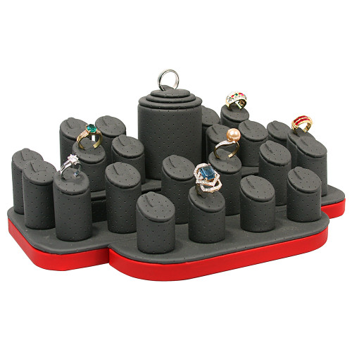 23-Ring Set, 12" x 7 1/4" x 4 3/8"H , Choose from various color