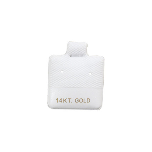 Small Earring Puff Card (14K BX565-1) 1"x 1"