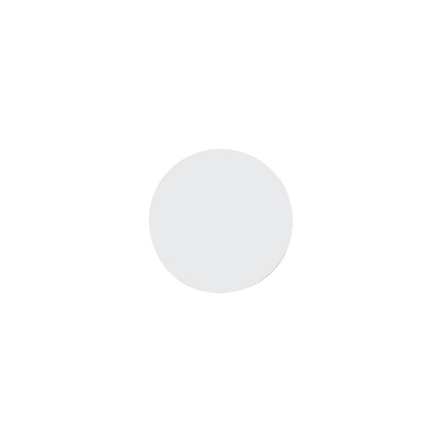 Round Display Pads Leather-White, Choose from various size