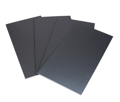 4 pcs Base Board Set, 9 1/2" x 18",Steel Grey Leather
