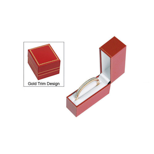 LW4 Classic Style Bangle Box, 1 1/4” x 3 3/4” x 3 1/8” ,Choose from various Color