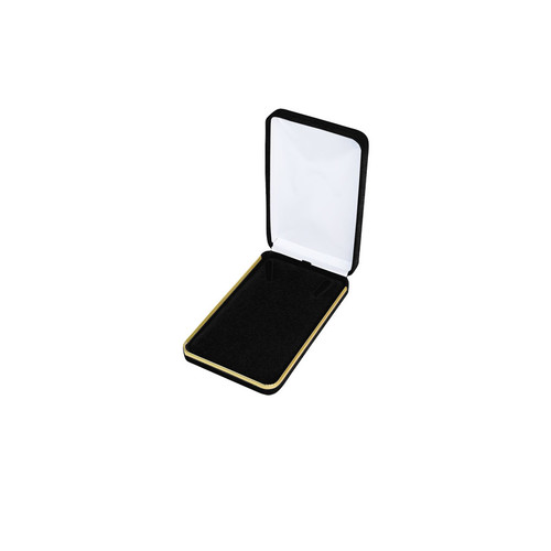 Velvet Necklace Box with Gold Trim, 4 1/4” x 7” x 1 5/8”
,(Choose from various Color)