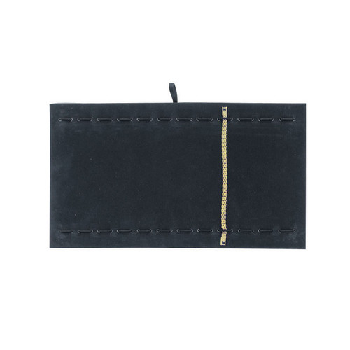 Black Velvet Bracelet Watch Tray Pad