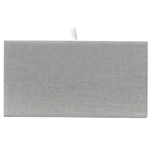 Full Size Grey Linen Plain Pad (DP-9301N-N21)