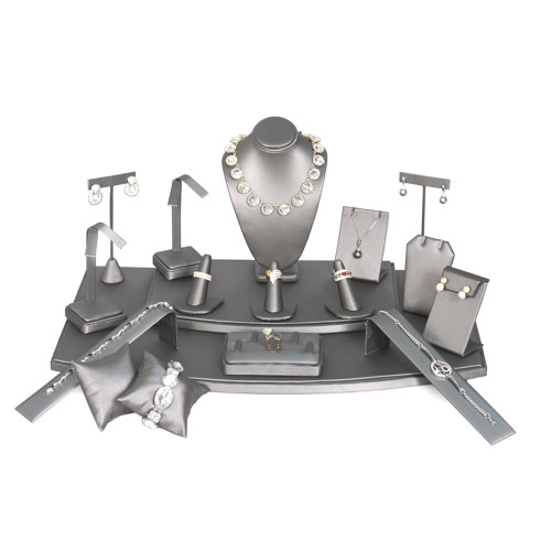 Display set (steel gray),18pcs,19.5x12.5x9.5"H