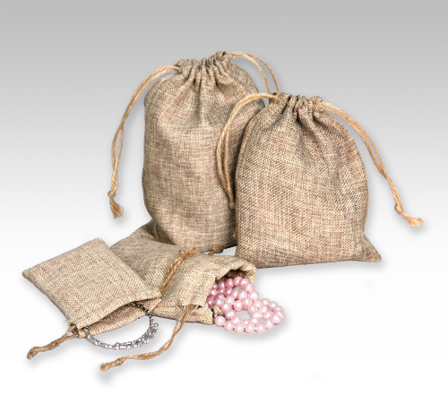 2 3/4" x 3",Burlap Pouch , price for Dozen,Buy More Save More