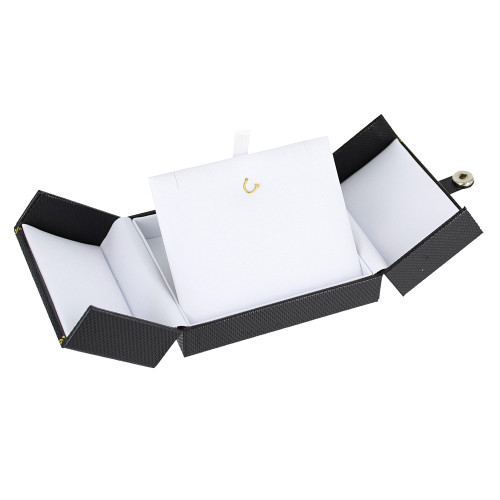 Premiun Classic Style Pendant Box,3 1/2" x 3" x 1 1/2"H, 2 COLOR