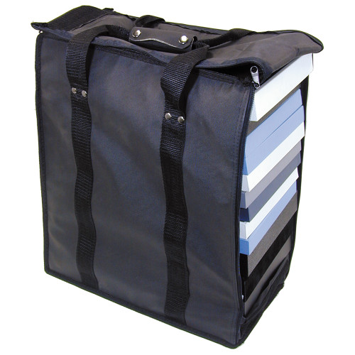 Soft PVC carrying case - Black, 16" x 9" x 19"H, Hold 17 pcs Stander Tray