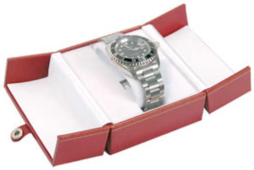Classic Style Watch Box, 3 3/8” x 4” x 2 3/8”,Choose from various Color