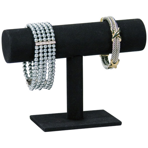 T-Bar, 7 1/8" x 5"H, Velour,Black