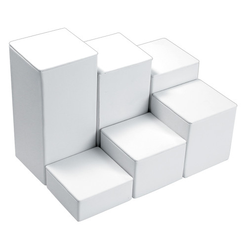 6-Pieces Square Set, 3 1/8" Diag., 1 1/4"~6 1/4"H, Choose from various Color
