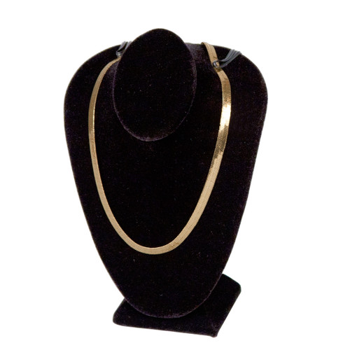 Necklace Display Bust 4 1/2" x 2 1/2" x 5 1/2”H,Choose from various Color