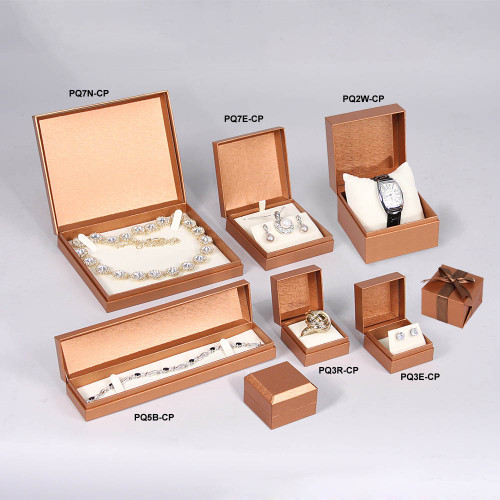 Self-Wrapped Paper Box, Copper color , Choose from various sizes