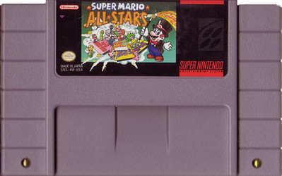 super mario all stars snes console