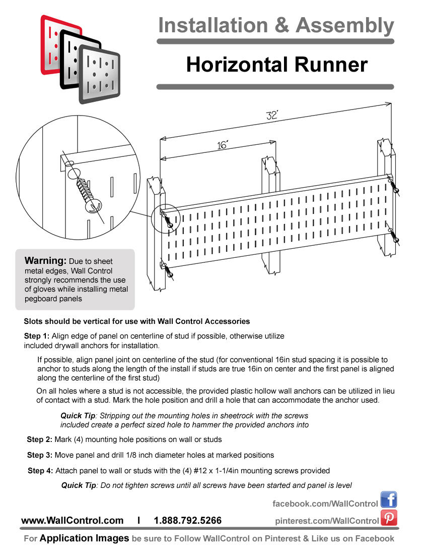 Diagram Garage Pegboard Installation Questions
