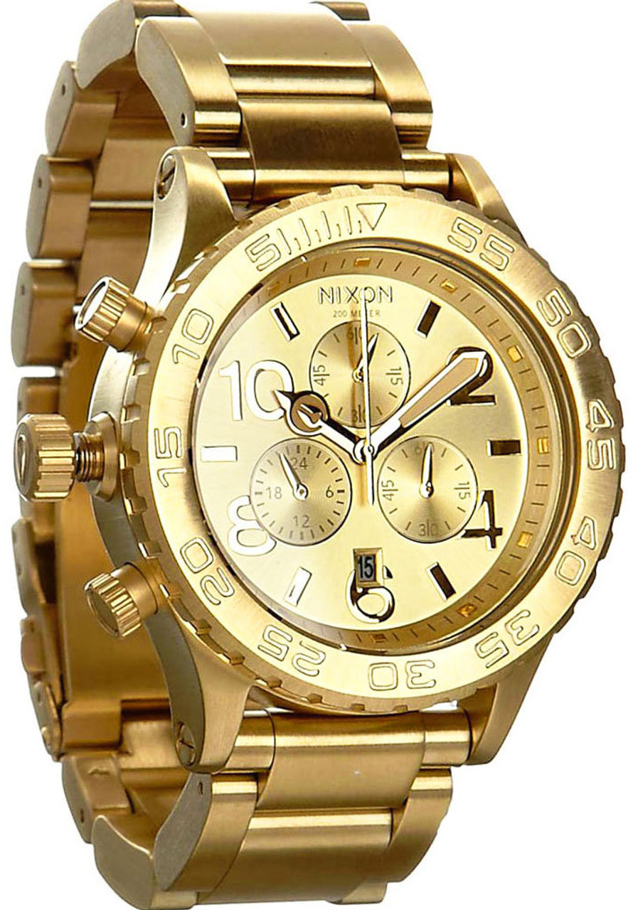 All gold nixon watch Clearance