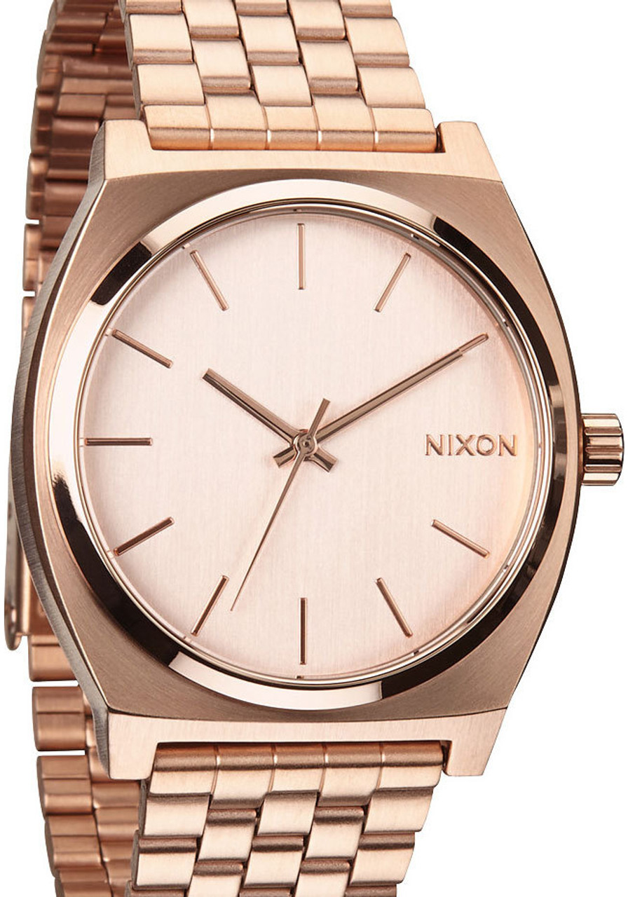 Nixon Time Teller SS Rose Gold | Watches.com