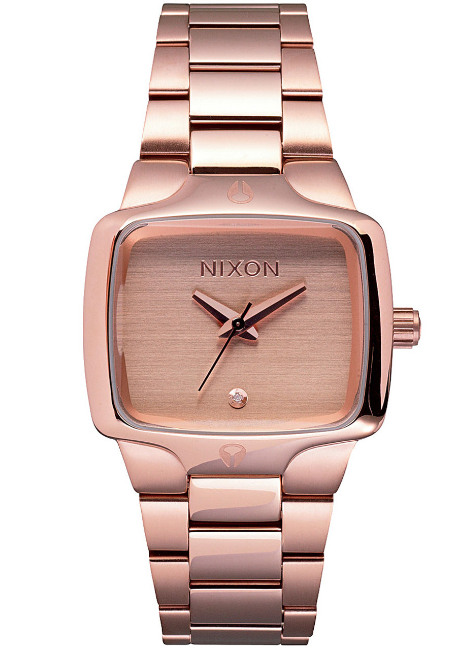 Nixon Small Player Rose Gold | Watches.com