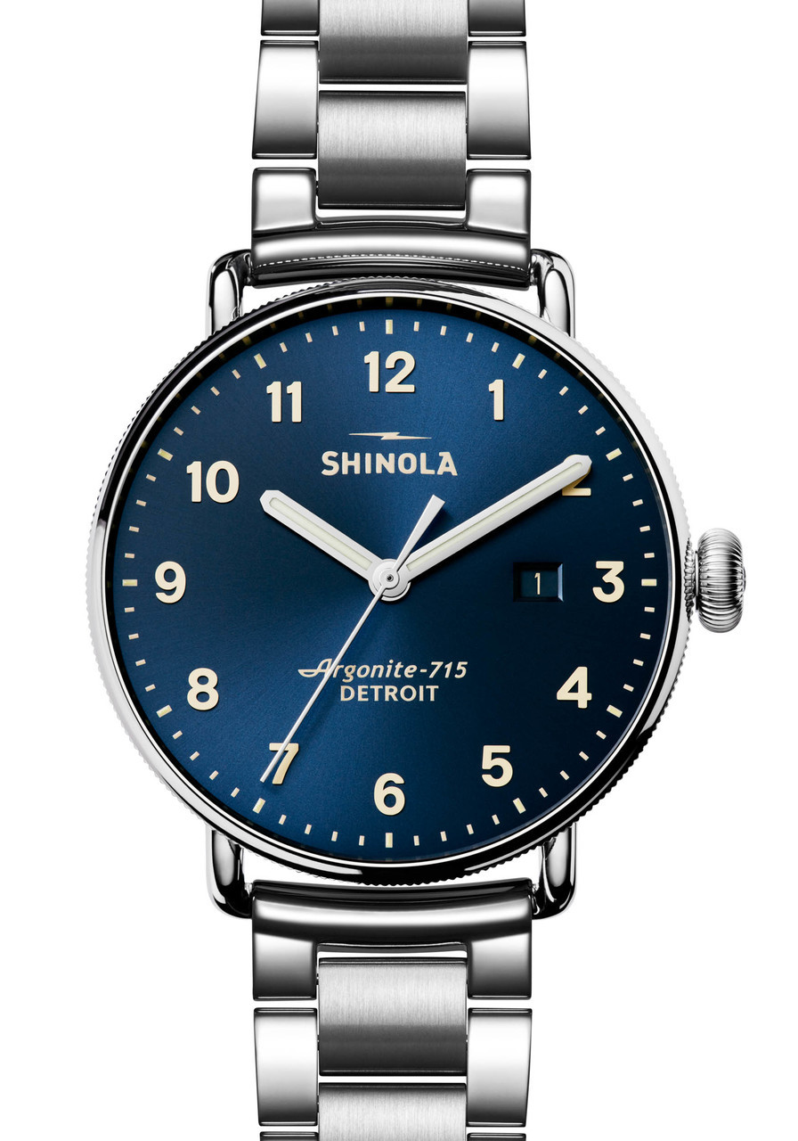 blue shinola watch
