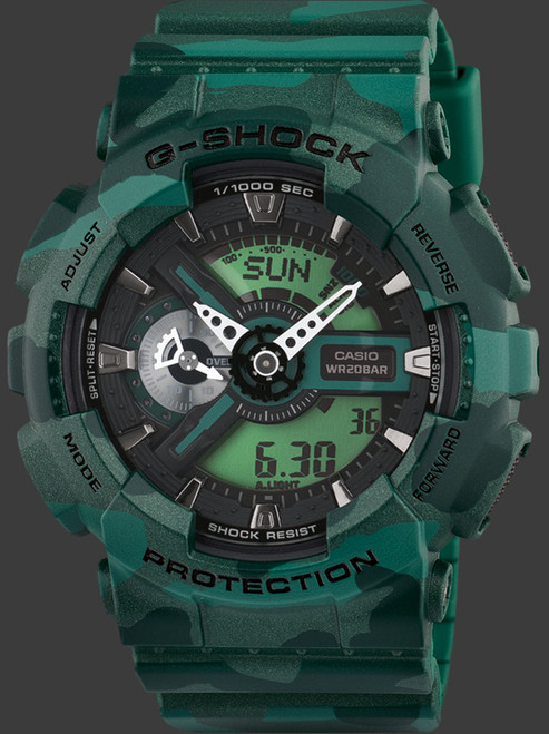 g shock camo green