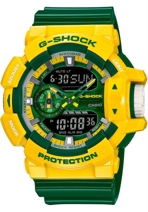 g shock ga 400 special edition yellow green watches g shock ga 400 special edition yellow green watches