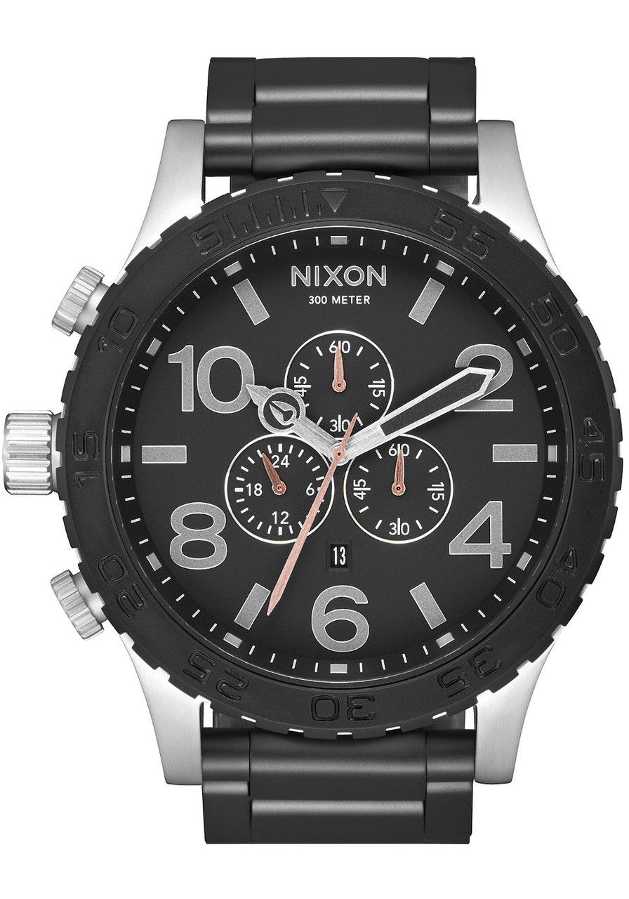Nixon 5130 Chrono Black Steel