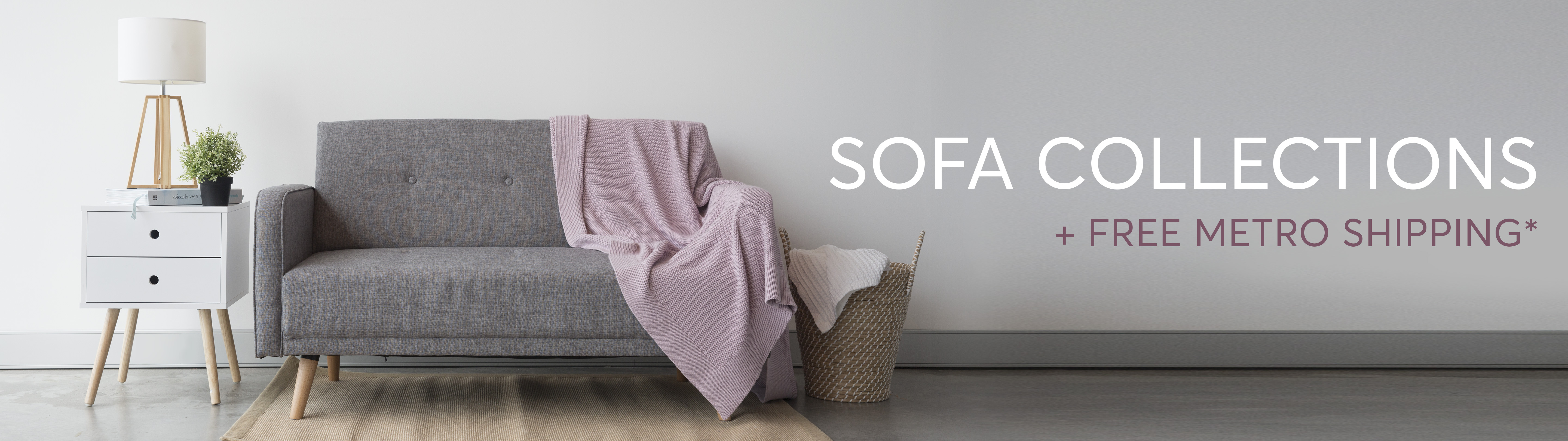 Sofa collections banner - furniture