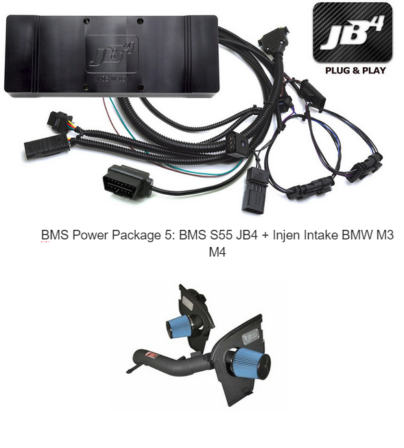 BMS Power Package 6 BMS F Series JB4 + Injen Cold Air Intake BMW