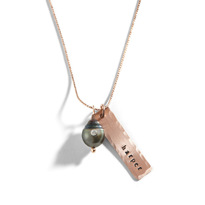 Rose Gold Name Necklace | Personalized Rose Gold Necklace