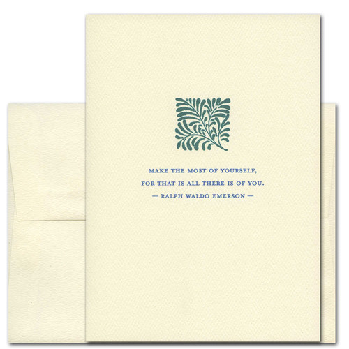 boxed emerson quotation cards make the most saturn press christmas cards