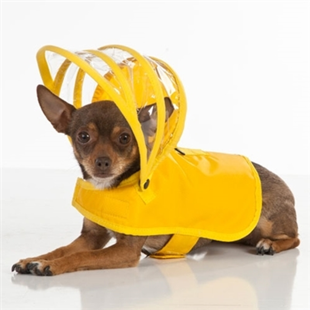 Yellow Dog Raincoat Raincoats for Dogs