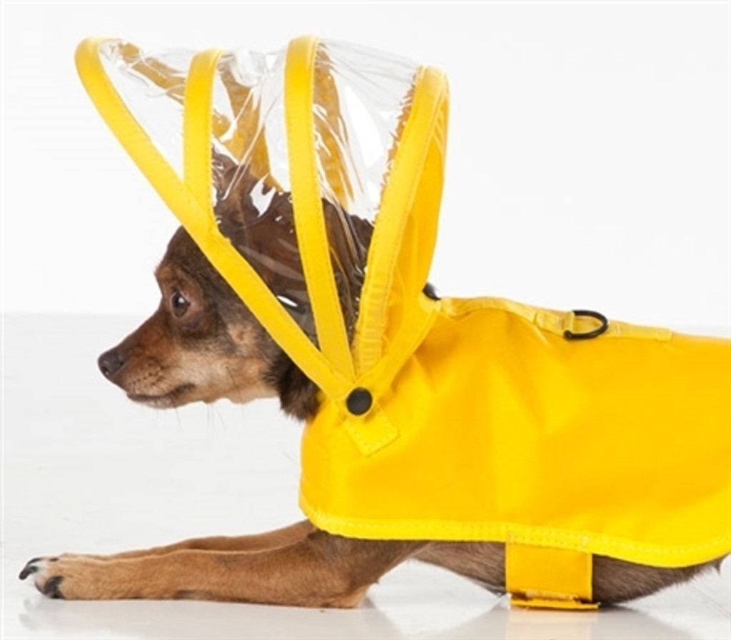 Yellow Dog Raincoat Raincoats for Dogs