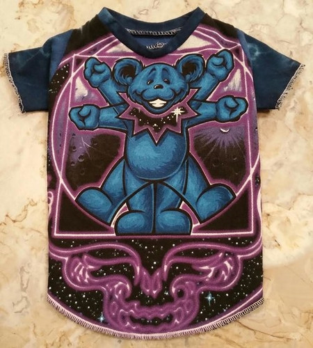 Grateful Dead Blue Bear Dog Tee