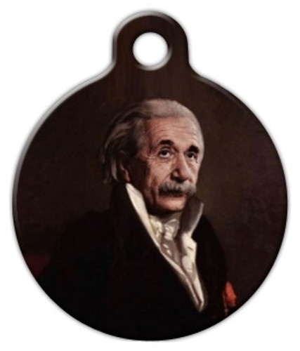 Einstein Dog ID Tag