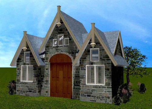 Adirondack Style Dog House