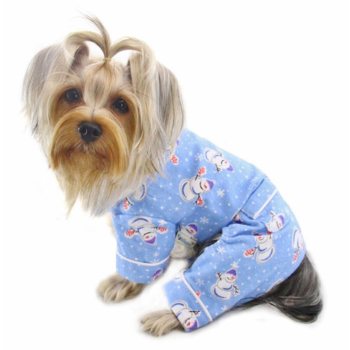 Snowman Snowflake Dog Pajamas