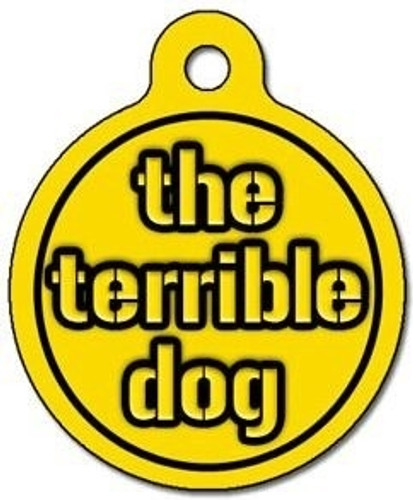 The Terrible Dog ID Tag