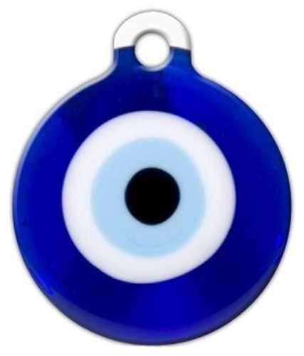 Evil Eye Dog ID Tag