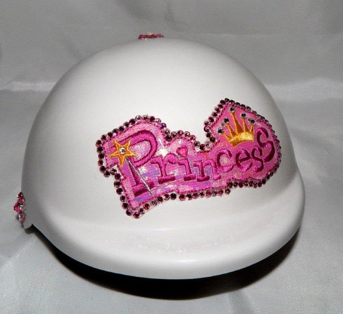 White Princess Dog Helmet